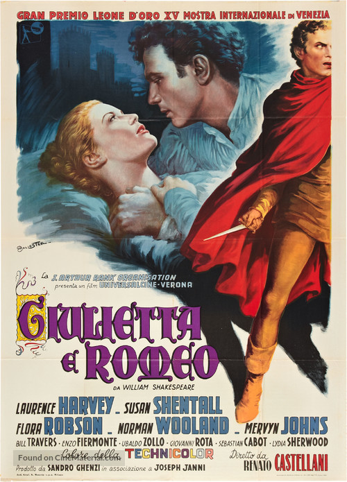 Romeo and Juliet - Italian Movie Poster