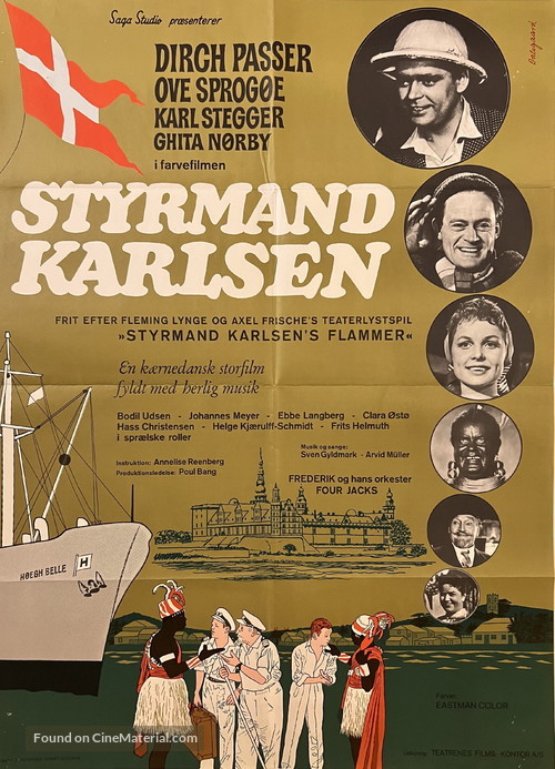 Styrmand Karlsen - Danish Movie Poster