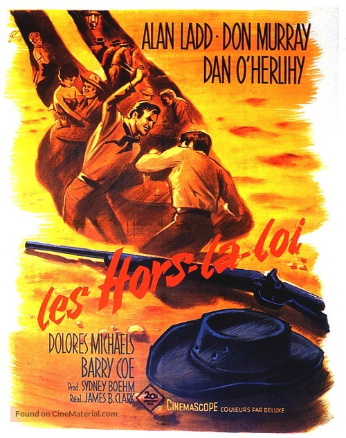 One Foot in Hell - French Movie Poster
