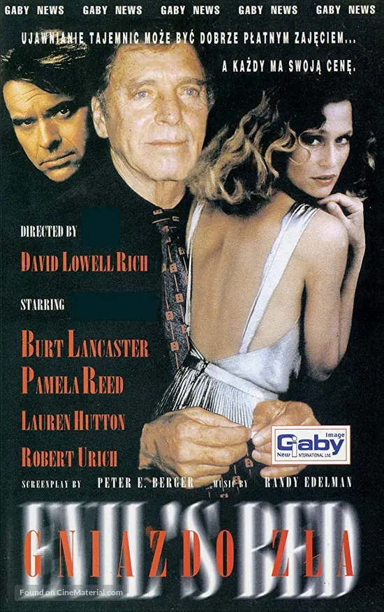 Scandal Sheet (1985) Polish vhs movie cover