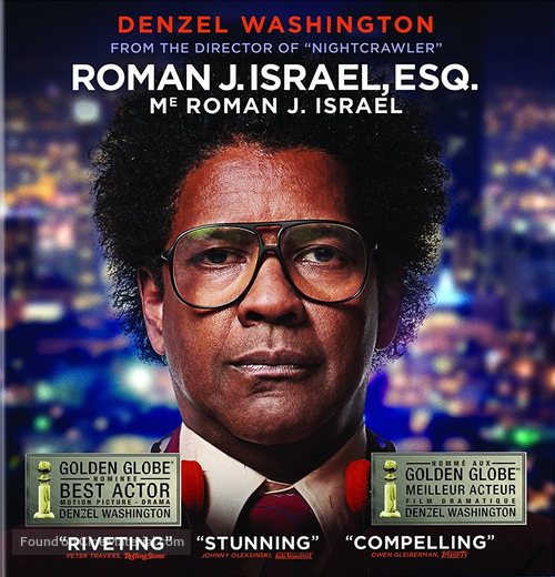 Roman J Israel, Esq. - Canadian Blu-Ray movie cover