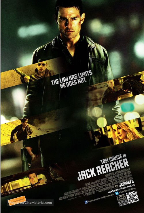 Jack Reacher - Australian Movie Poster