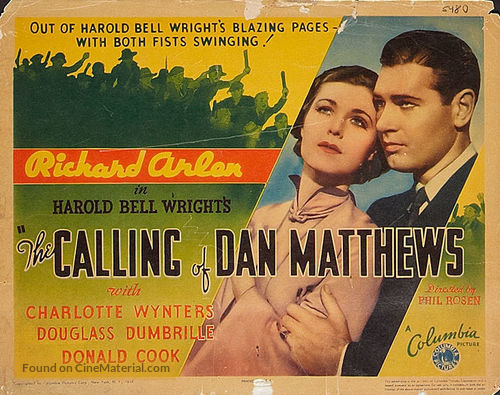 The Calling of Dan Matthews - Movie Poster