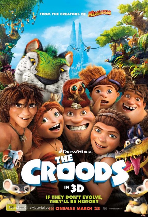 The Croods - Australian Movie Poster