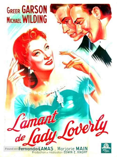 The Law and the Lady - French Movie Poster