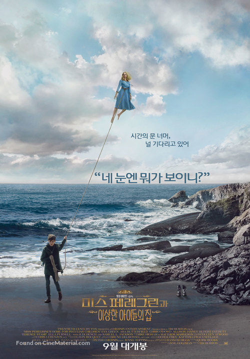 Miss Peregrine&#039;s Home for Peculiar Children - South Korean Movie Poster