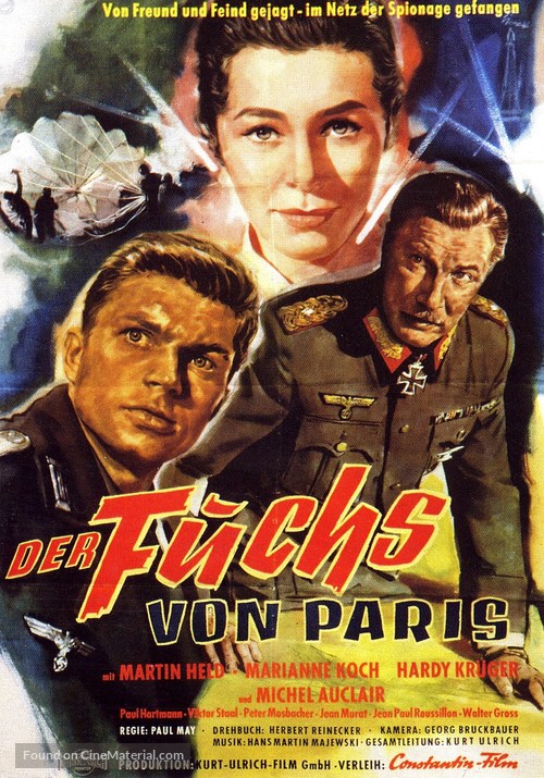 Der Fuchs von Paris - German Movie Poster