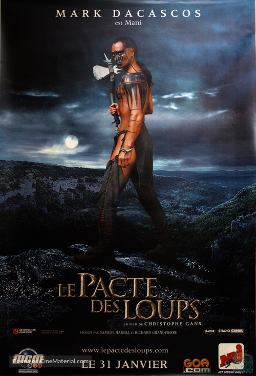 Le pacte des loups - French poster