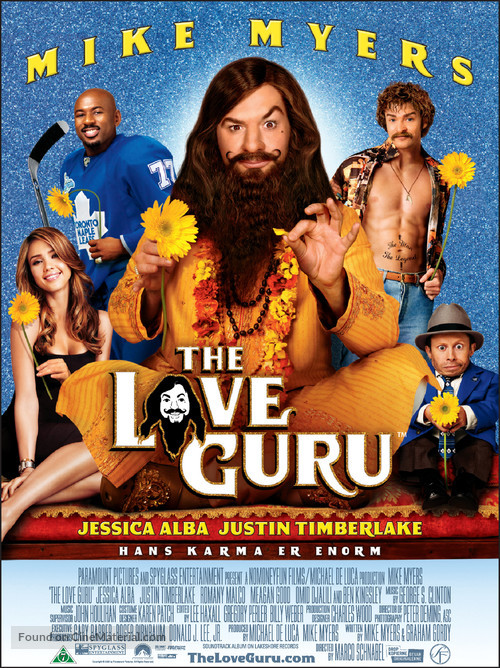 The Love Guru - Danish Movie Poster