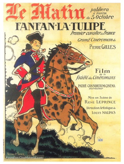 Fanfan-la-Tulipe - French Movie Poster