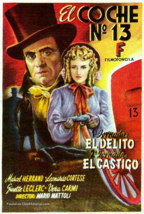 Fiacre N. 13, Il - Spanish Movie Poster
