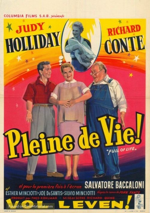 Full of Life - Belgian Movie Poster