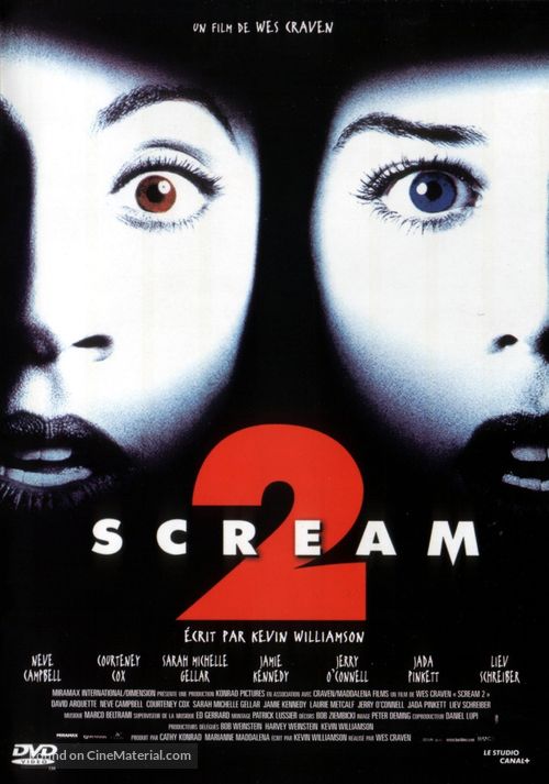 Scream 2 - French DVD movie cover