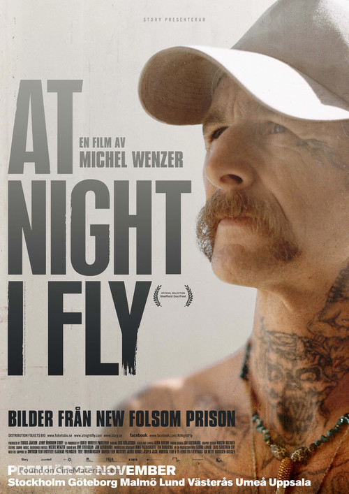 At Night I Fly - Swedish Movie Poster