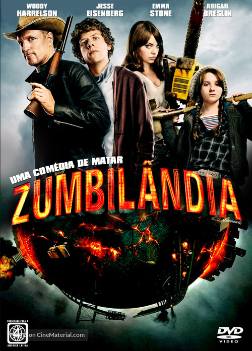 Zombieland - Brazilian DVD movie cover