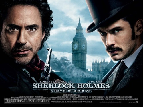 Sherlock Holmes: A Game of Shadows - British Movie Poster