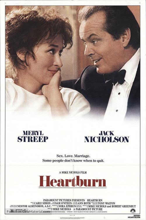 Heartburn - Movie Poster