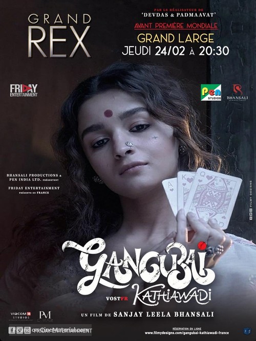 Gangubai Kathiawadi - French Movie Poster