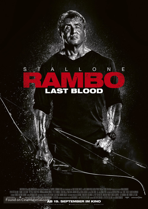 Rambo: Last Blood - German Movie Poster