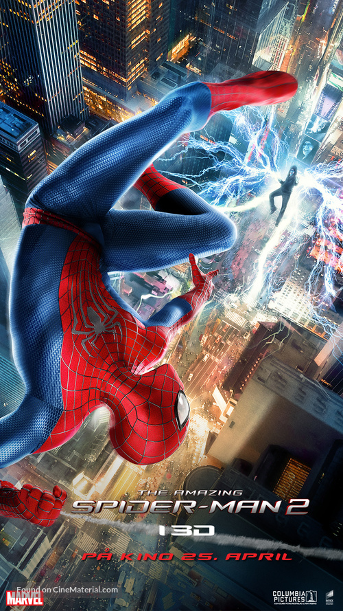 The Amazing Spider-Man 2 - Norwegian Movie Poster