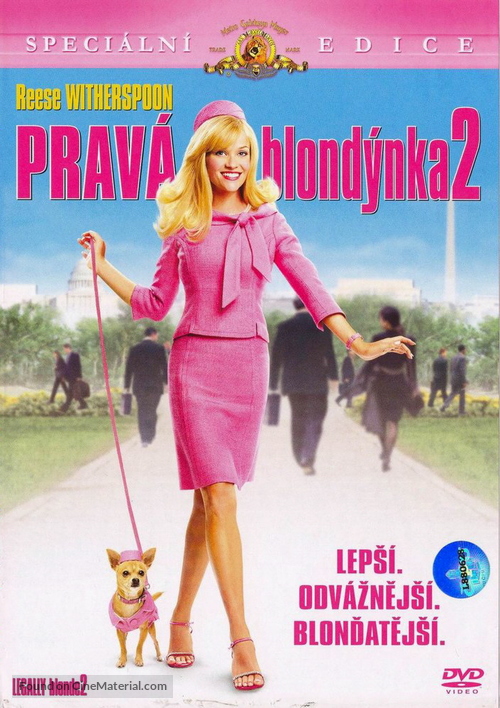 Legally Blonde 2: Red, White &amp; Blonde - Czech DVD movie cover