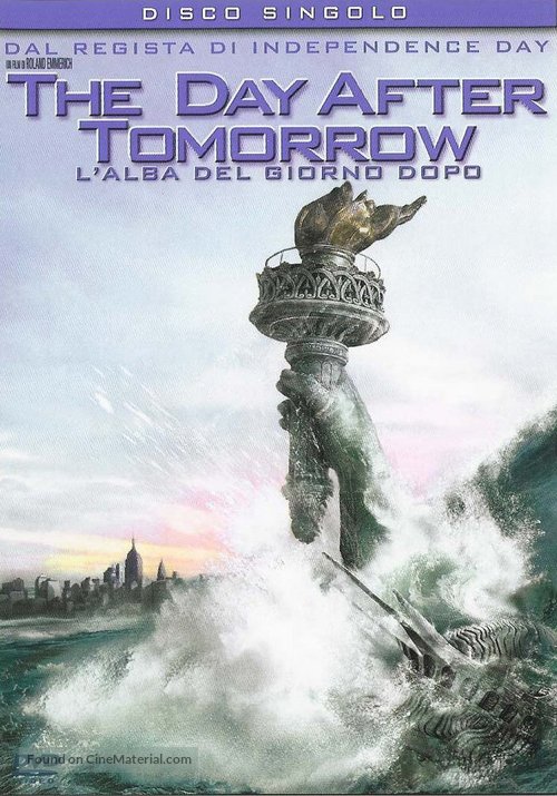 The Day After Tomorrow - Italian DVD movie cover