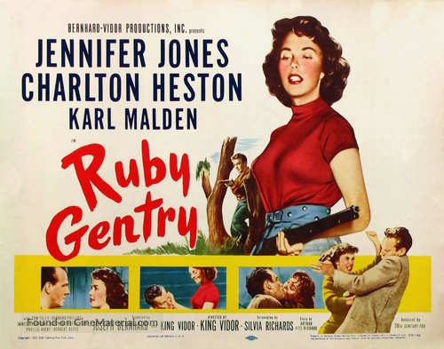 Ruby Gentry - Theatrical movie poster