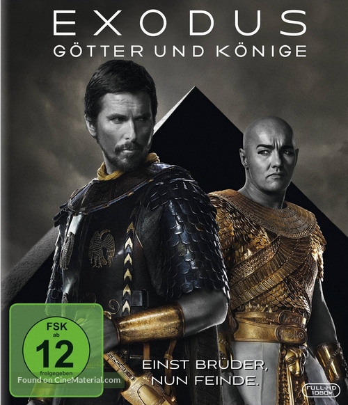 Exodus: Gods and Kings - German Blu-Ray movie cover