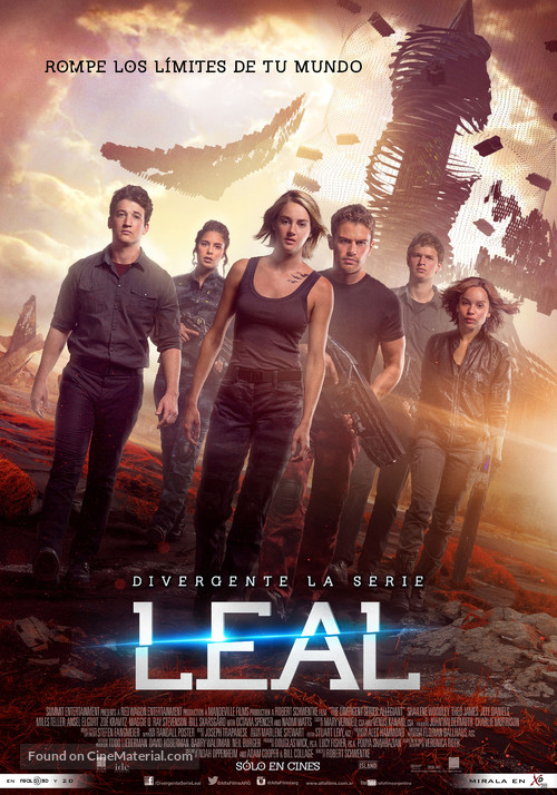 The Divergent Series: Allegiant - Argentinian Movie Poster