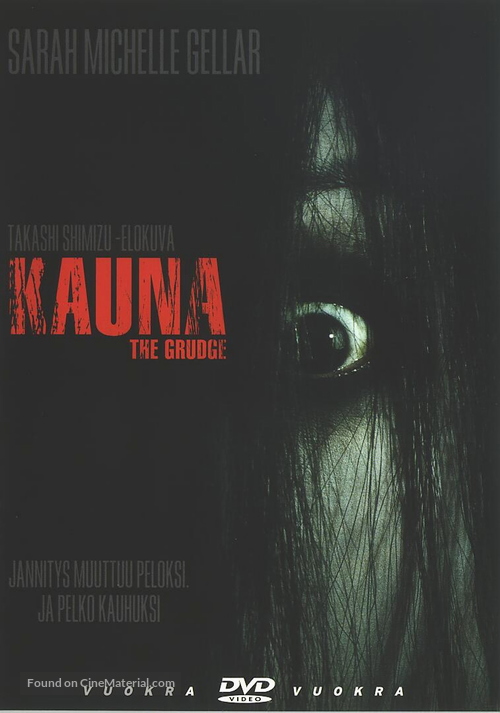 The Grudge - Finnish DVD movie cover