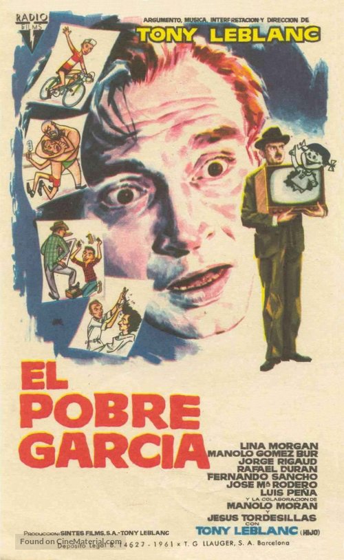 El pobre Garc&iacute;a - Spanish Movie Poster