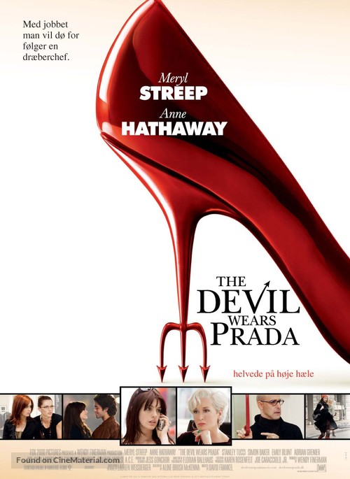 The Devil Wears Prada - Danish Movie Poster