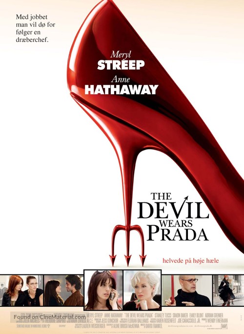 The Devil Wears Prada - Danish Movie Poster