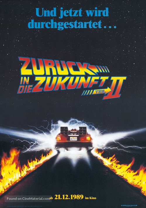 Back to the Future Part II - German Movie Poster