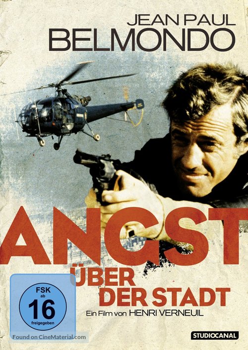 Peur sur la ville - German DVD movie cover