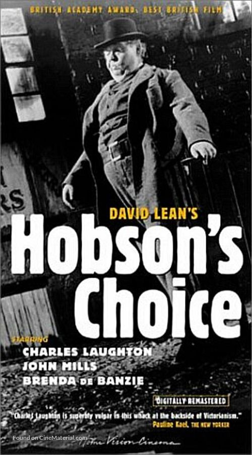 Hobson&#039;s Choice - VHS movie cover