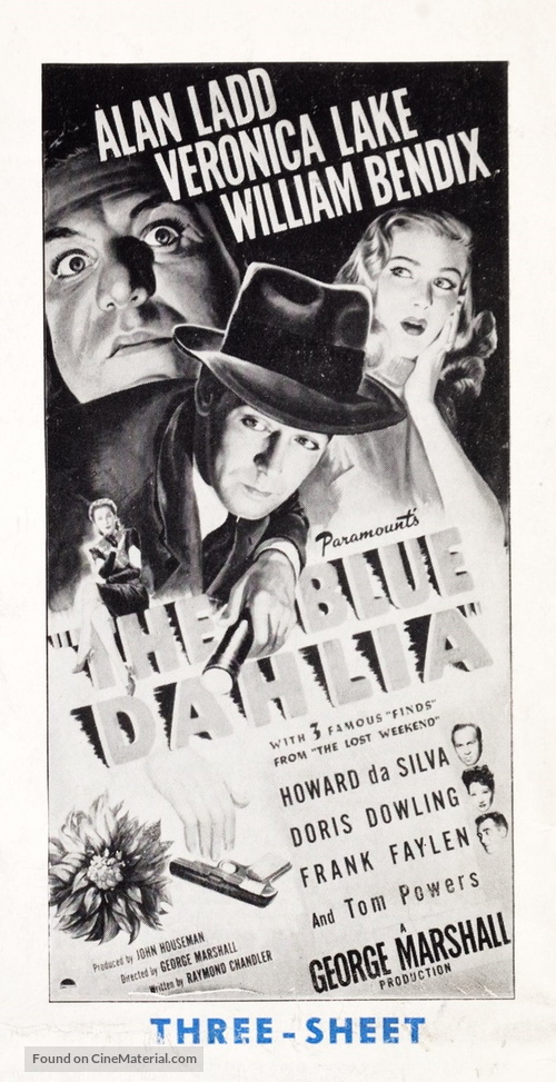 The Blue Dahlia - poster