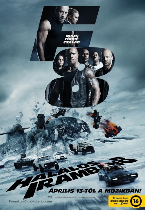 The Fate of the Furious - Hungarian Movie Poster