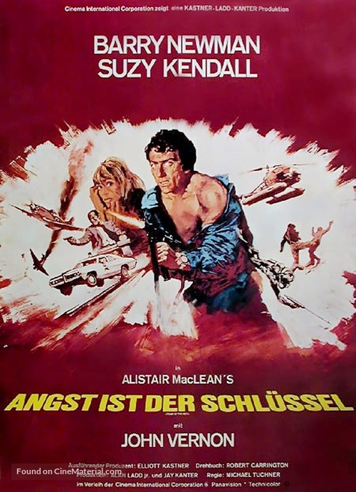 Fear Is the Key - German Movie Poster