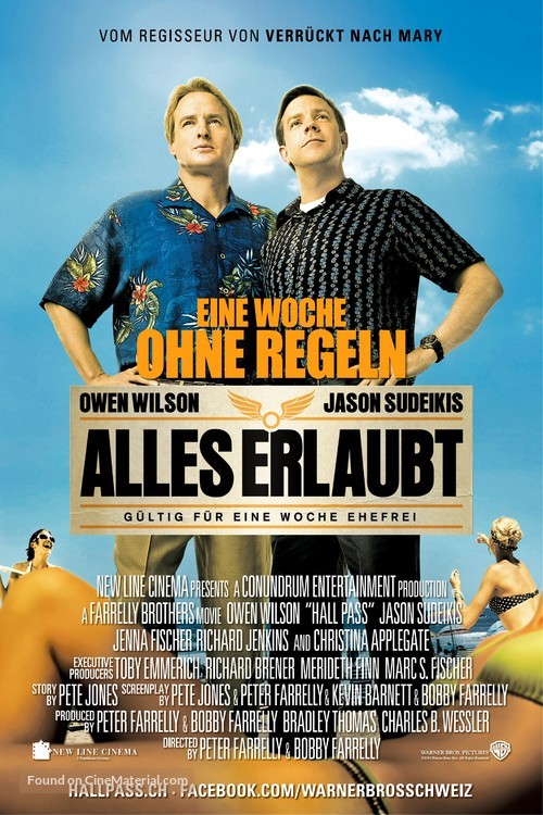 Hall Pass - Swiss Movie Poster