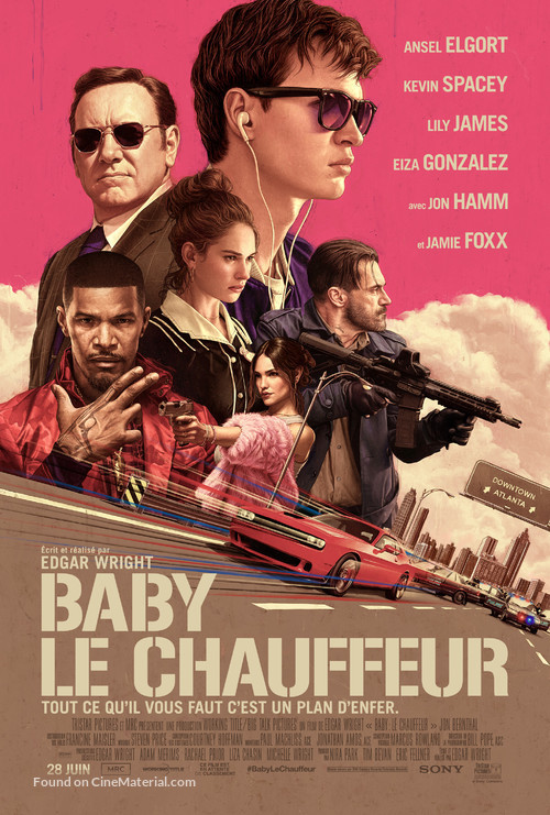 Baby Driver - Canadian Movie Poster