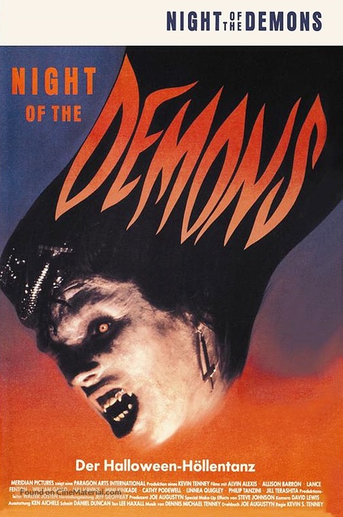 Night of the Demons - German Blu-Ray movie cover