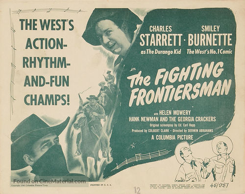 The Fighting Frontiersman - Movie Poster