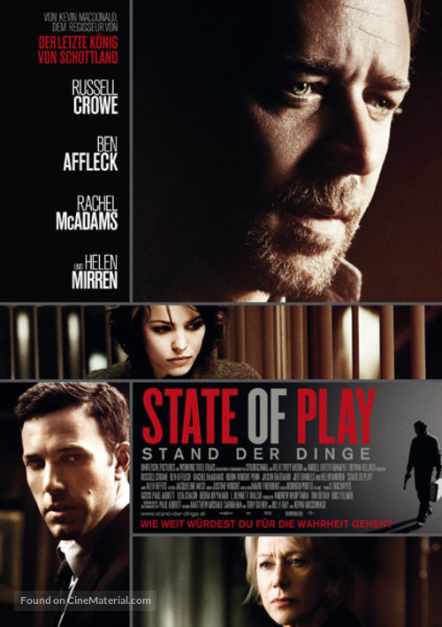 State of Play - German Movie Poster
