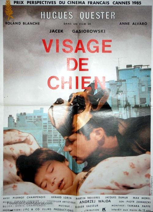 Visage de chien - French Movie Poster