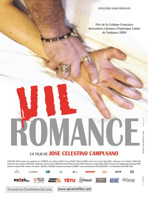 Vil romance - French Movie Poster