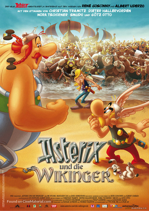 Ast&egrave;rix et les Vikings - German Movie Poster