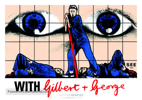 With Gilbert &amp; George - German Movie Poster