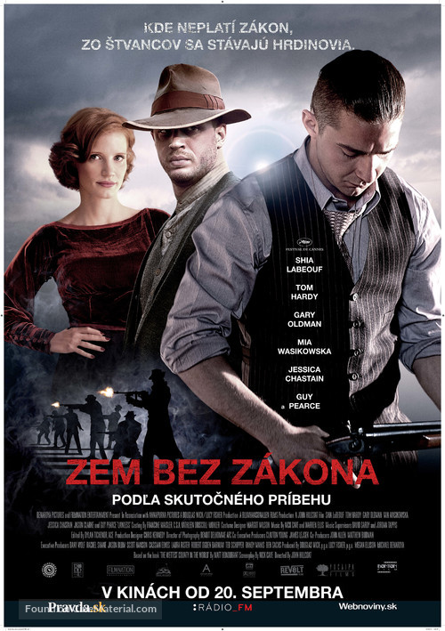 Lawless - Slovak Movie Poster