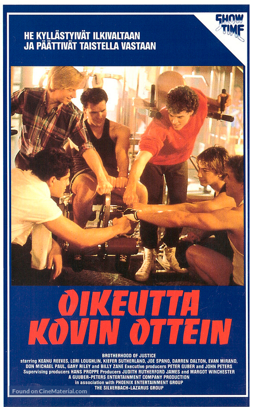Brotherhood of Justice - Finnish VHS movie cover